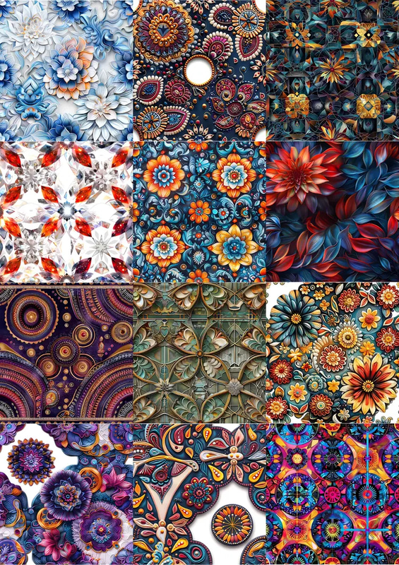 150 Cosmic Mandala Treasury - Spiritual Mandala Patterns for Meditation, Decor, and Creative Projects