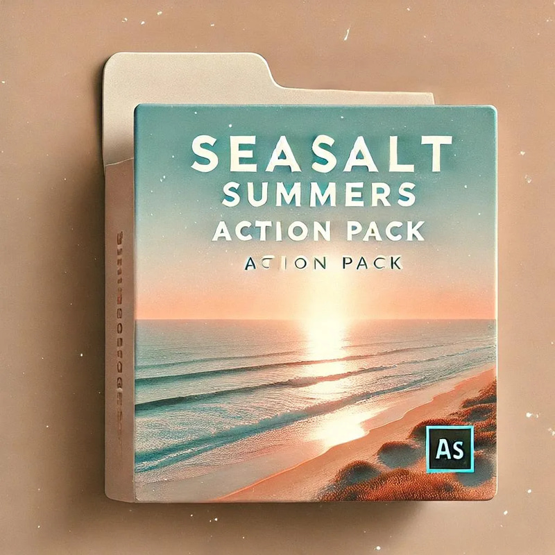 Seasalt Summers Action Pack - Vibrant Photoshop Presets & Actions for Effortless Summer Photo Enhancements