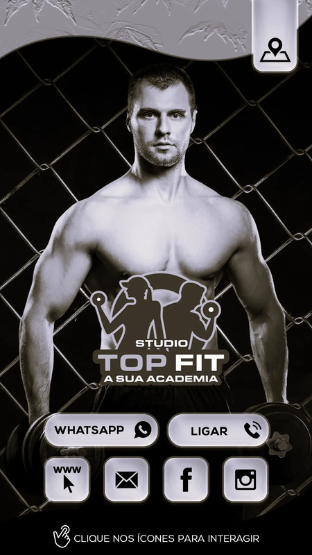 Gym Digital Business Card - Editable PSD - Sleek Commercial Business Card Templates for Fitness Brands