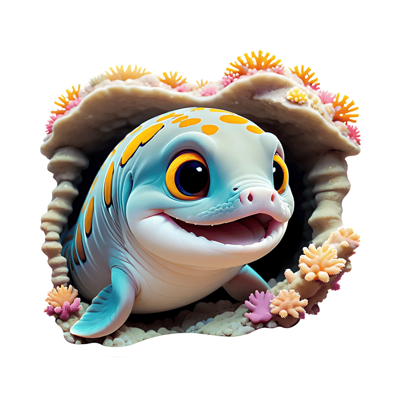 50 Sea Princess Mermaid Sticker Set - Vibrant Underwater Illustrations for Creative Projects and Personal Branding