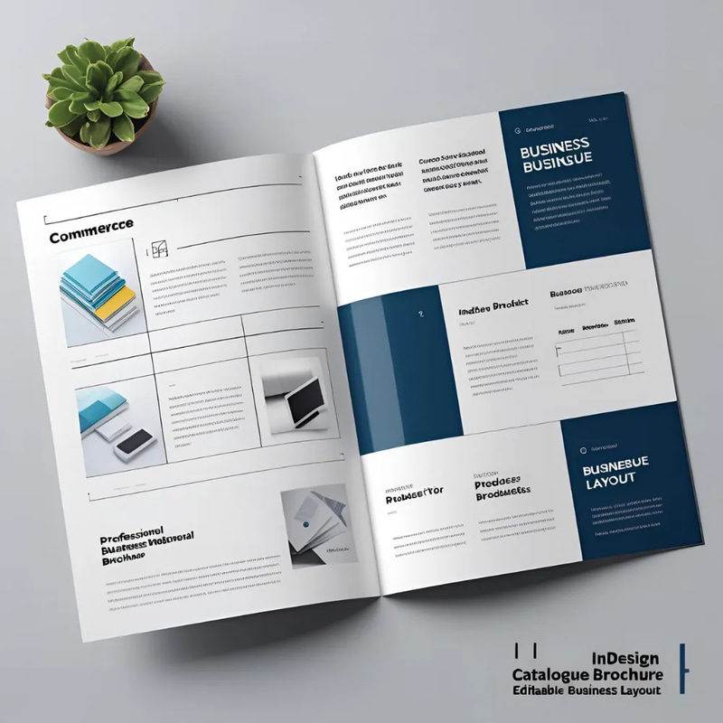 InDesign Catalogue Brochure - Editable Business Layout - Multipurpose Promo Kit for Professional Marketing & Brand Impact