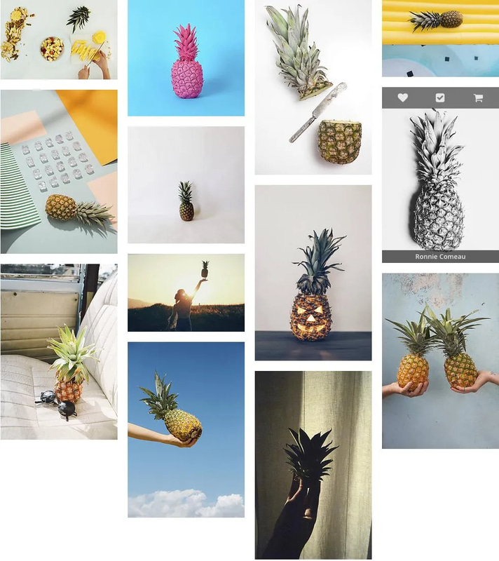 10 Tropical Pineapple Still Life - Vibrant Conceptual Stock Photos for Creative Projects and Branding