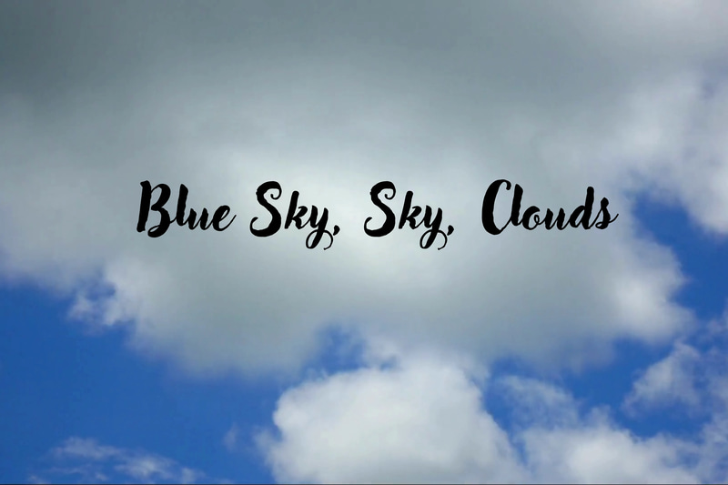 Blue Sky And Clouds View - Cinematic Aerial Time-Lapse and Slow Motion Stock Video for Creative Productions