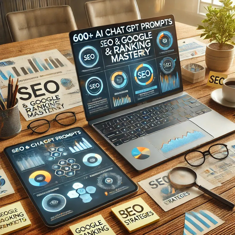 600+ AI ChatGPT Prompts - SEO & Google Ranking Mastery - Expert AI Chat Prompts for Marketers and Content Creators