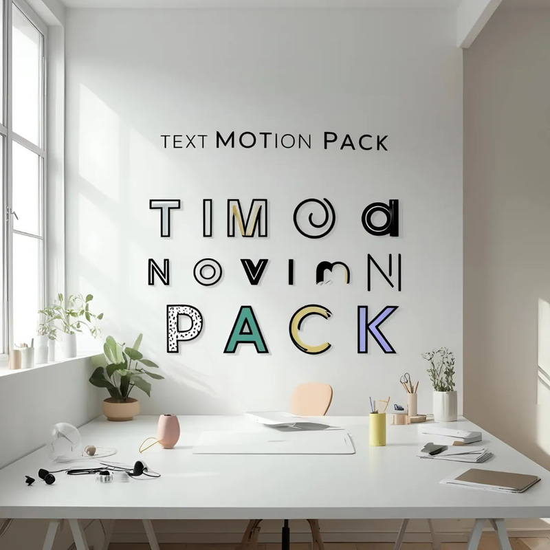 Text Motion Pack Dynamic AE Animations - Cinematic Text & Title Video Templates for Creative Storytelling