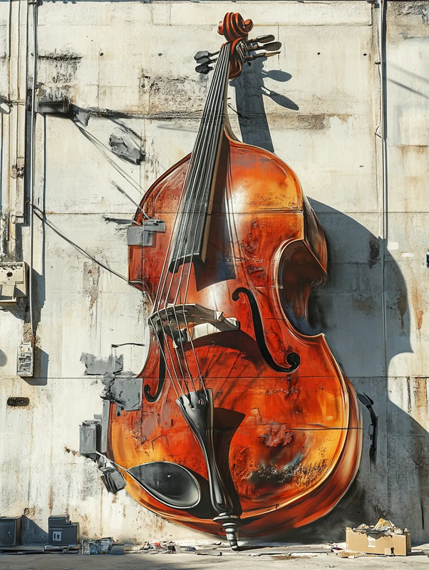 Mural Depth Large-Scale 3D Street Illusion - Immersive Urban Graffiti Art for Creative Spaces