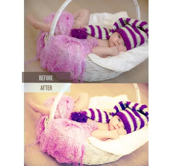 232 Premium Baby Preset - Soft Glow Collection - Gentle Lightroom Presets for Newborn Photography and Warm Family Portraits