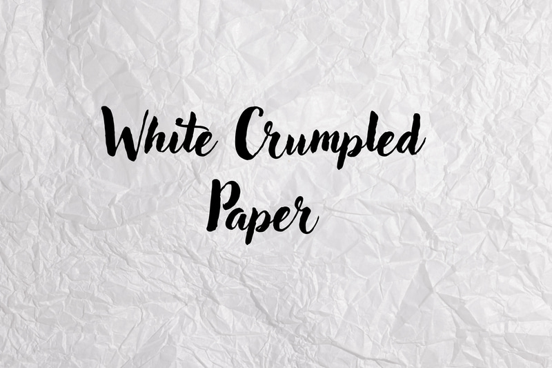 Crumpled Paper White Texture Background - Cinematic Stock Animation for Creative Video Projects