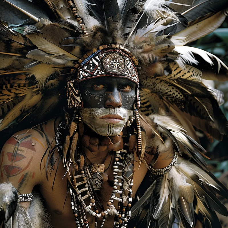 Primal Sigil Beastkin Battlegear Concept - Immersive Costume Concept Art for Fantasy Creators and Character Designers