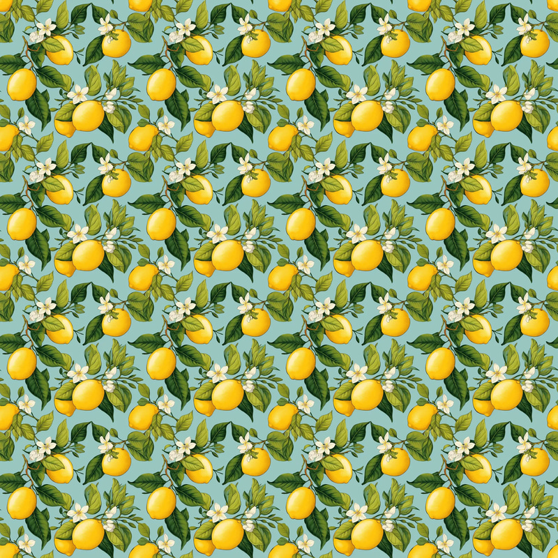 Zesty Lemon Fresh Patterns - Vibrant Nature-Inspired Animal and Wildlife Motifs for Creative Prints and Digital Designs