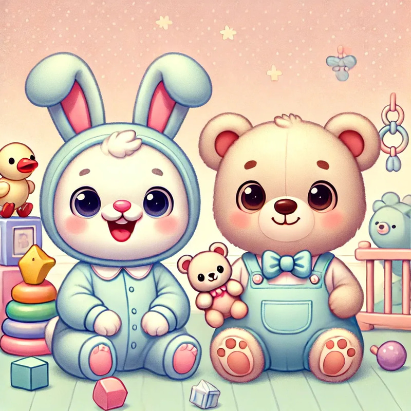 25+ Baby Disney Cliparts - CDR Design Pack - Whimsical Cartoon Illustrations for Creative Kids' Projects and Fun Branding