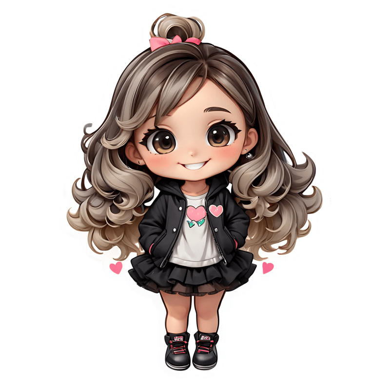 10 Girl Moods Sticker Set 03 - Expressive Romantic and Relationship Stickers for Personal and Creative Projects