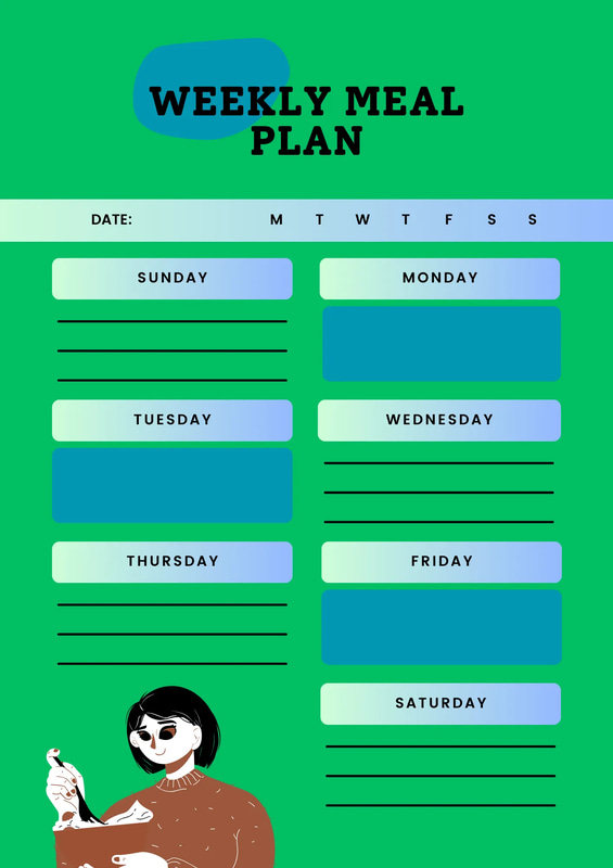 Green Goals Minimalist Meal Tracker - Streamlined Nutrition Planner for Healthy Lifestyle & Daily Meal Tracking