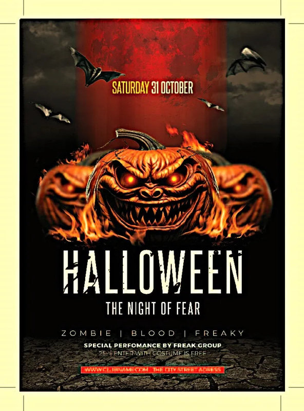 Halloween Flyer Version 2 - Spooky Promo Design Template for Engaging Seasonal Marketing Campaigns
