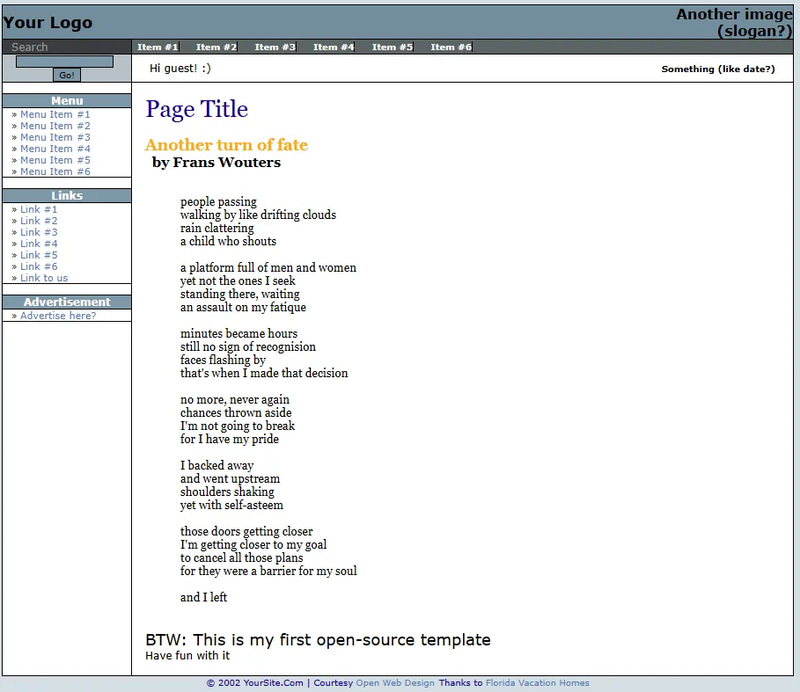Artistic Portfolio - Creative CSS Portfolio Theme - Stylish Web Design Template for Artists and Creatives