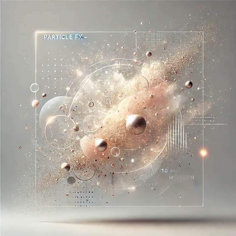 Particle FX - 10 Mixed Motion Elements - Cinematic Visual Effects for Dynamic Video Transitions and Creative Filmmaking