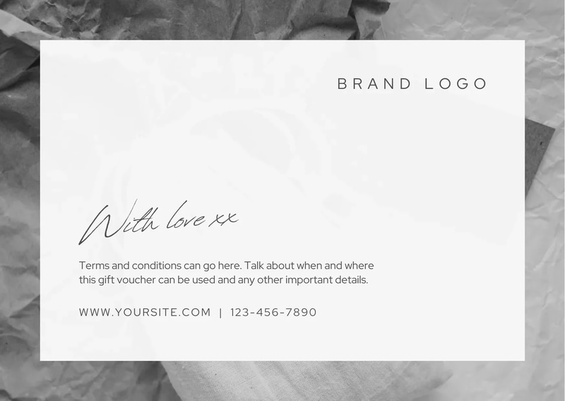 Neutral Earthy Professional Business Gift Certificate - Elegant Virtual Certificate Template for Corporate & Personal Recognition