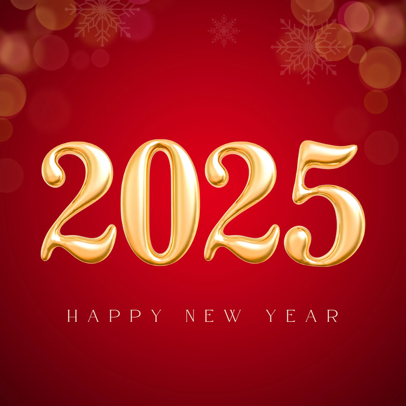 Elegant Gold Happy New Year - Luxurious New Year Invitation Cards for Stylish Celebrations and Warm Greetings