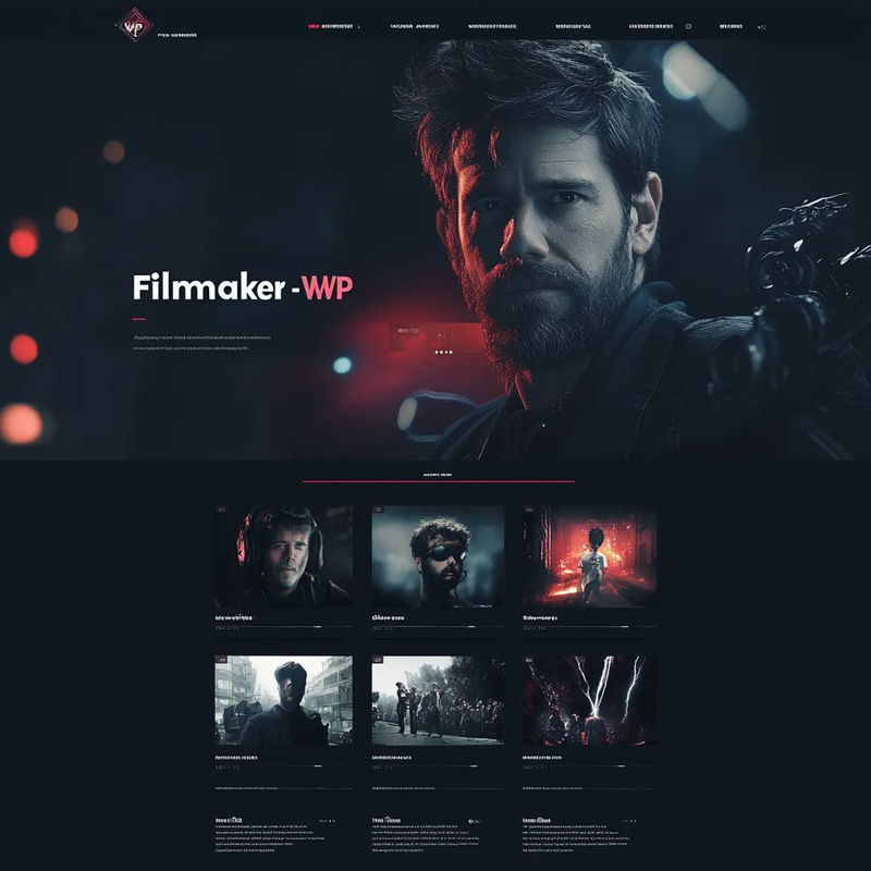 Filmmaker WP Theme - Cinematic WordPress Theme for Creative Filmmakers and Studios