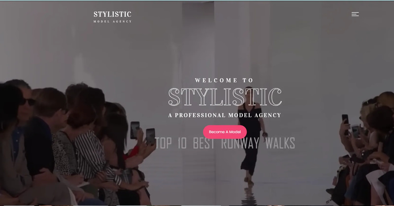 ModelPress - Model Agency Theme - Sleek Responsive Website Template for Fashion & Talent Agencies