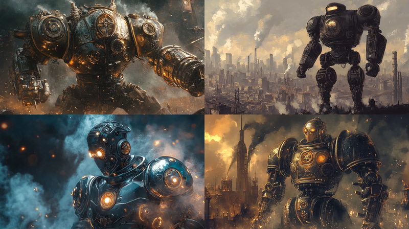 Sir Cogsworth The Brass Paladin - Mythic Steampunk Fantasy Art for Creative Storytelling and Visual Projects