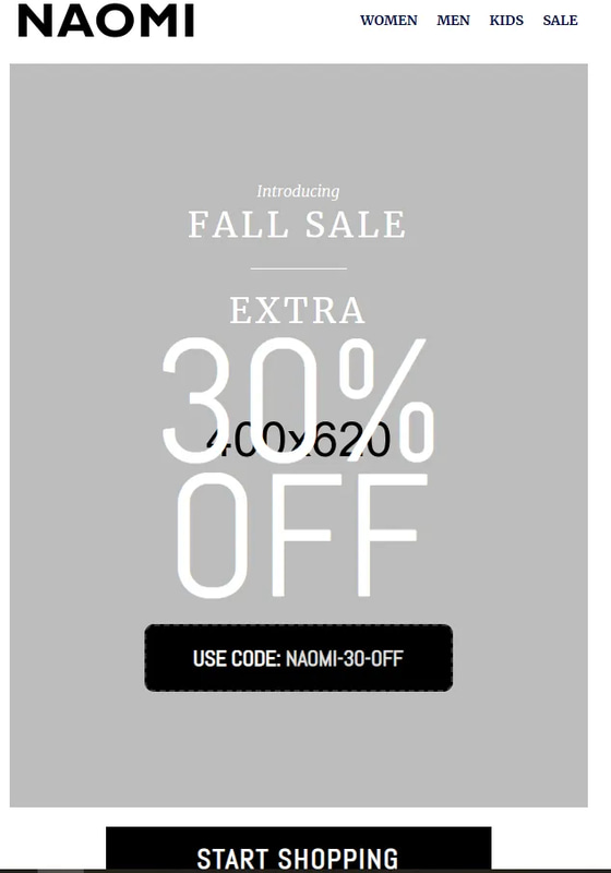 Naomi Promo Email Set - Professional Newsletter Templates for Engaging Email Campaigns