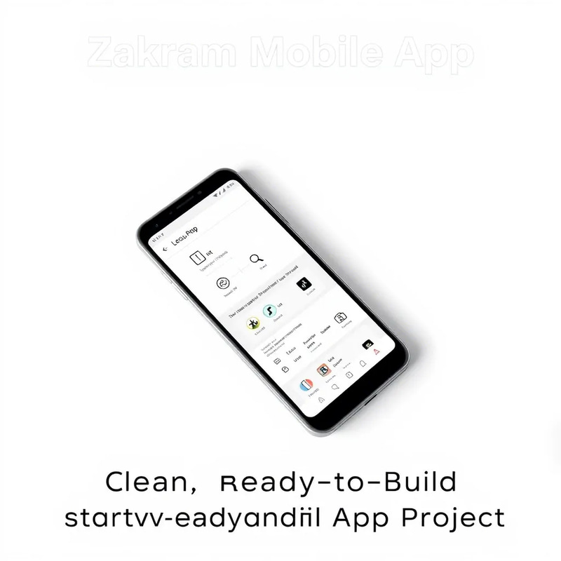 Zakram Mobile App - Clean, Ready-to-Build Android App Project for Developers and Startups