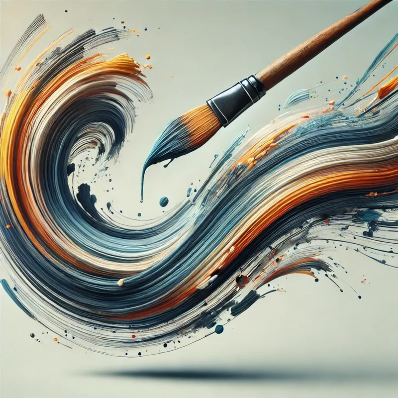 Brush Stroke Line - Artistic Paint Motion - Dynamic Animated Brush Stroke Video for Creative Visual Projects