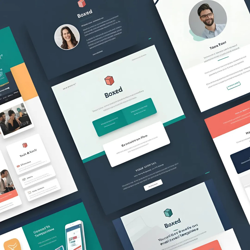 Boxed Multi-Use Email Layout - Clean Responsive Email Template for Professional Campaigns and Newsletters