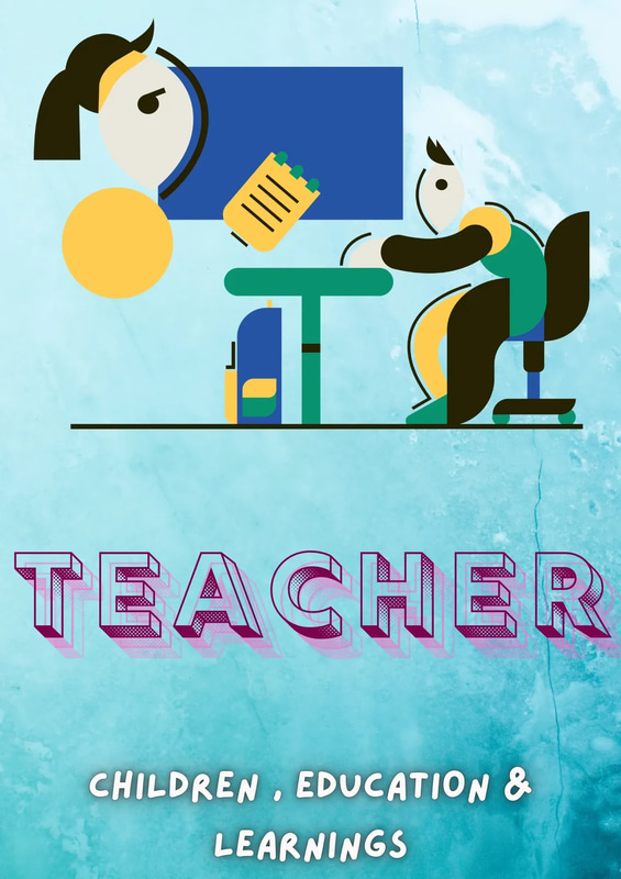 Teacher Character Educator Clipart Design - Playful Educational Illustrations for Children's Learning and Creative Projects