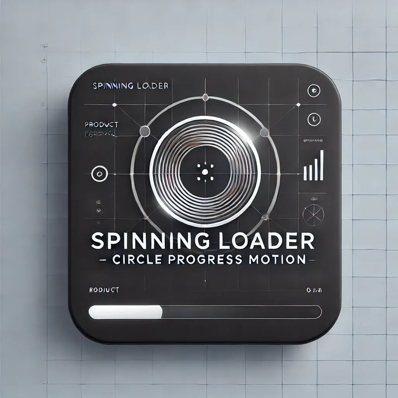Circular Loading Bar Animation - Smooth AI-Driven Motion Graphic Elements for Dynamic Video Projects and UI Enhancements
