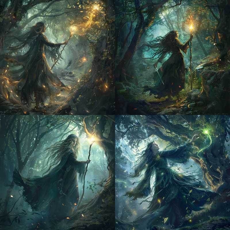 Arcanis - Astral Channeler Concept Art - Immersive Concept Character Design for Creative Visual Storytelling