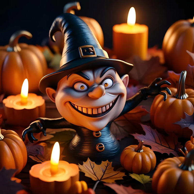 Stingy Jack Halloween Figurine - Detailed 3D Printing Model for Seasonal Decor and Collectors