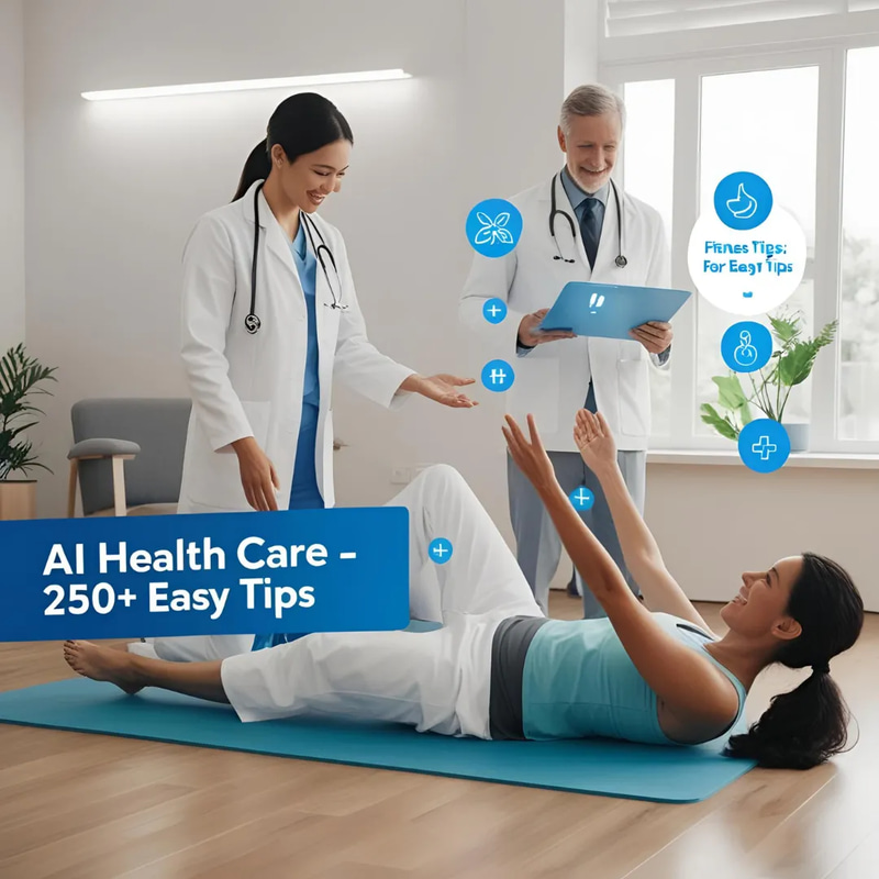 AI हेल्थ केयर 250+ आसान टिप्स - Practical AI-Powered Fitness and Health Tips for Wellness Enthusiasts and Creators