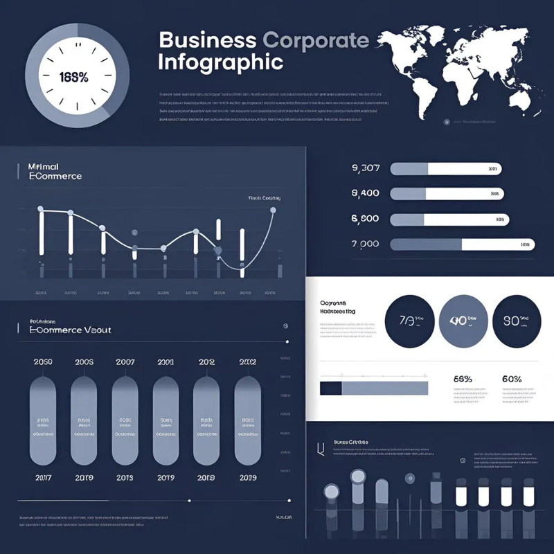 Business Corporate Infographic - Professional Layout by MyAsset - Clean Modern Visuals for Effective Business Presentations and Reports