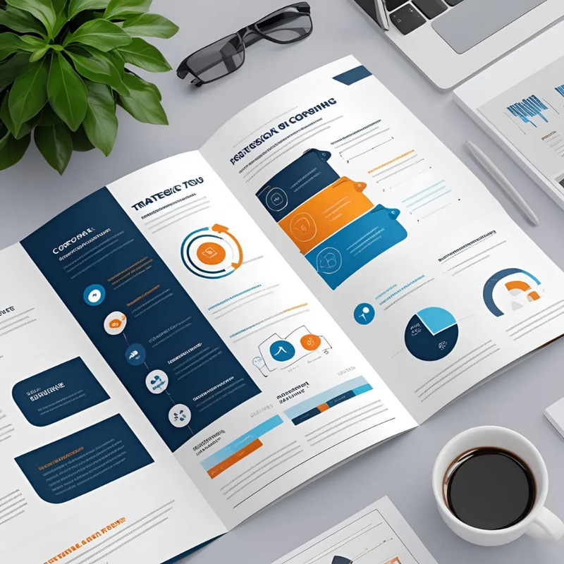 Manage Brochure Template - Professional Business Layout - Versatile Marketing Kit for Impactful Brand Promotion and Client Engagement