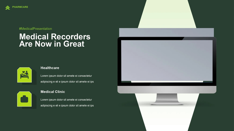 Pharmcare Clean Medical Keynote - Professional Presentation Slides for Healthcare and Business Communication