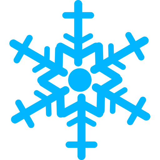 Christmas Icons Winter Snowflakes Collection - Elegant Seasonal Symbols for Festive Designs and Creative Projects