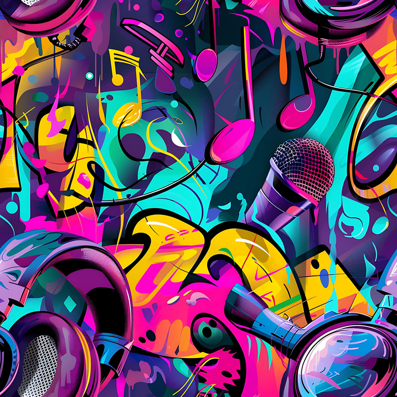 100 Concrete Jungle Graffiti - Bold Distressed Graphic Patterns for Urban Art & Creative Branding