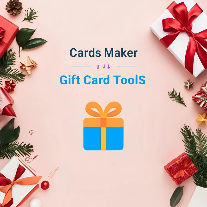 Cards Maker - Gift Card Design Tool - Versatile PHP Scripts for Custom Digital Gift Card Creation