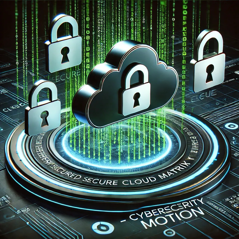 Cloud Security Matrix Code - Dynamic AI-Enhanced Motion Graphics for Cybersecurity & Tech Presentations