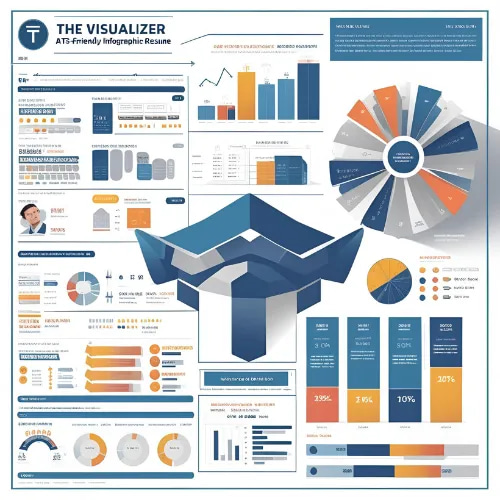 The Visualizer - ATS-Friendly Infographic Resume Template - Modern Professional CV for Career Growth and Recruiter Appeal