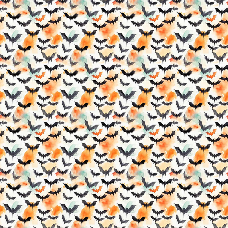 Halloween Bat Silhouette Patterns - Classic Seasonal Vector Designs for Festive Decor and Creative Projects