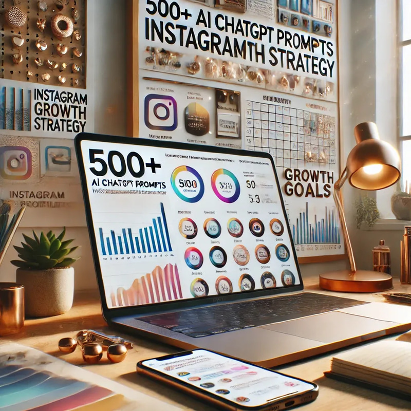 500+ AI ChatGPT Prompts - Instagram Growth Strategy - Comprehensive AI-Powered Social Media Engagement Toolkit for Marketers and Creators