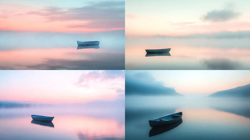 Tranquil Lake at Dawn - Stillness in Nature - Serene Photographic Wall Art for Calming Spaces and Mindful Decor