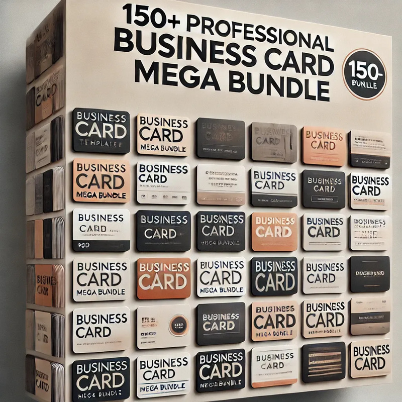 150+ Professional Business Card Mega Bundle - Sleek Corporate Templates for Efficient Brand Identity and Seamless Networking