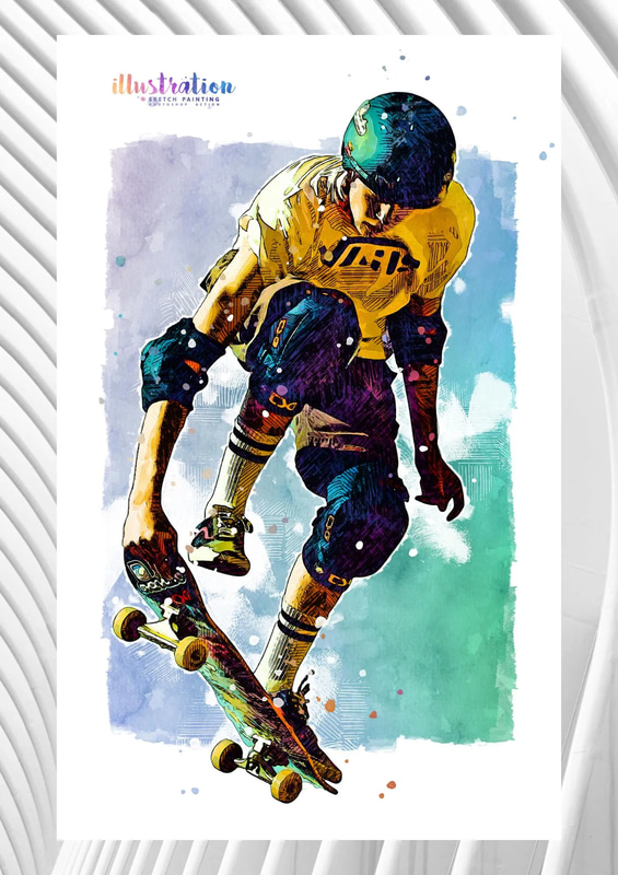 Illustration Sketch Photoshop Action - Creative Sketch Effect for Designers and Digital Artists