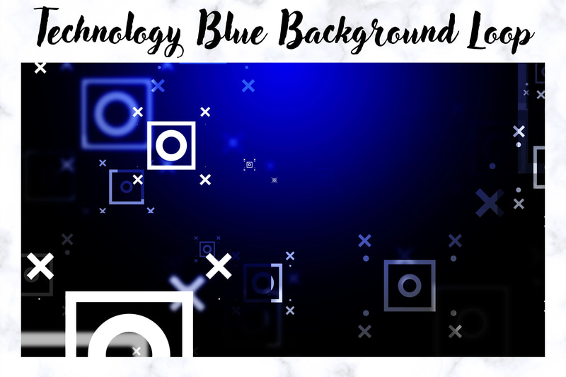 Tech Pulse Abstract Blue Circuit Loop - Cinematic AI-Enhanced Motion Graphics Background for Dynamic Visuals