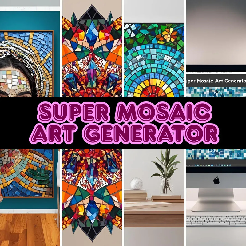 Super Mosaic Art Generator - Advanced Photo Editing Plugin & Themed Effects for Creative Studio Workflows