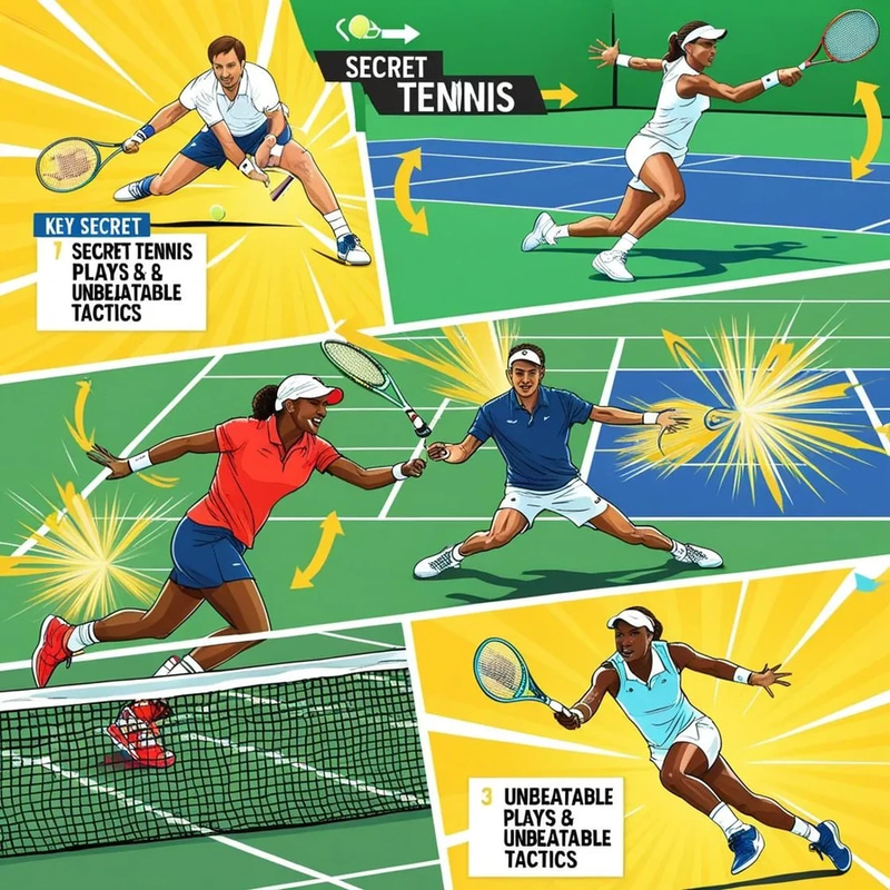 Secret Tennis Plays - Unbeatable Tactics - Strategic Sports Guide for Players and Coaches